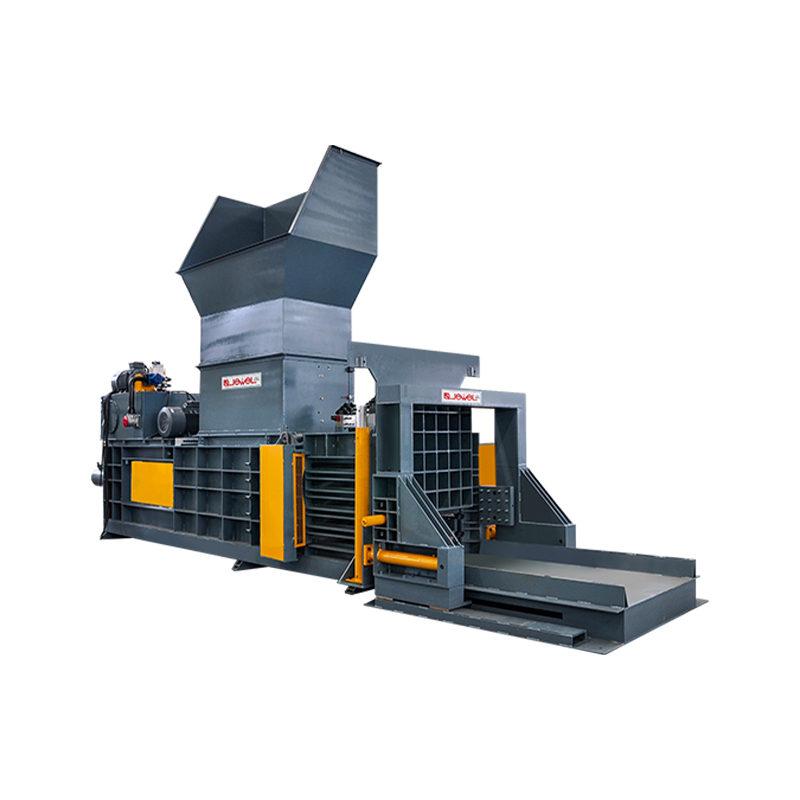 Horisontell helautomatisk balningsmaskin (closed-end)
